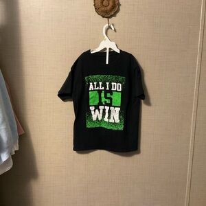 Kids Graphic Tee in Black and Green